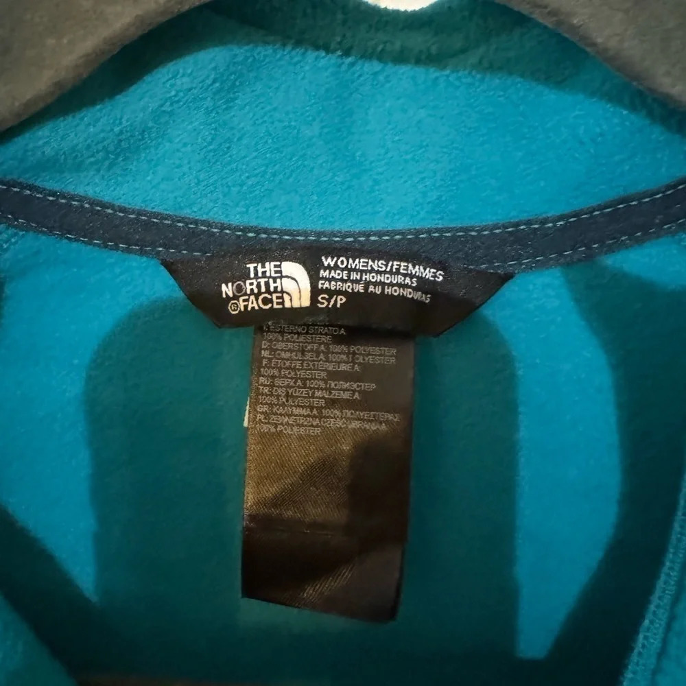 THE NORTH FACE Women Zip Neck Fleece Pullover Size S - Picture 3 of 8